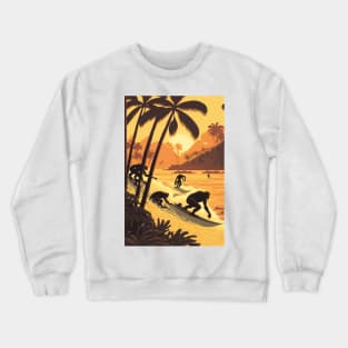 Sunset Surf Crewneck Sweatshirt